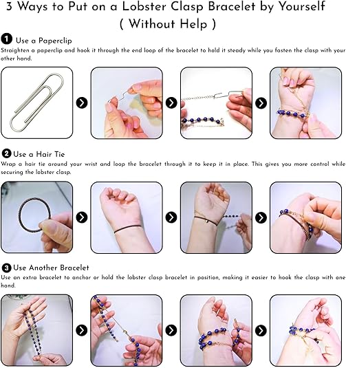 Luxury Handmade Natural Crystal Gemstone Bracelet 14K Gold-Plated Chain,Elegant Unique Jewelry for Women Gift Ready for Her Girlfriend Mother